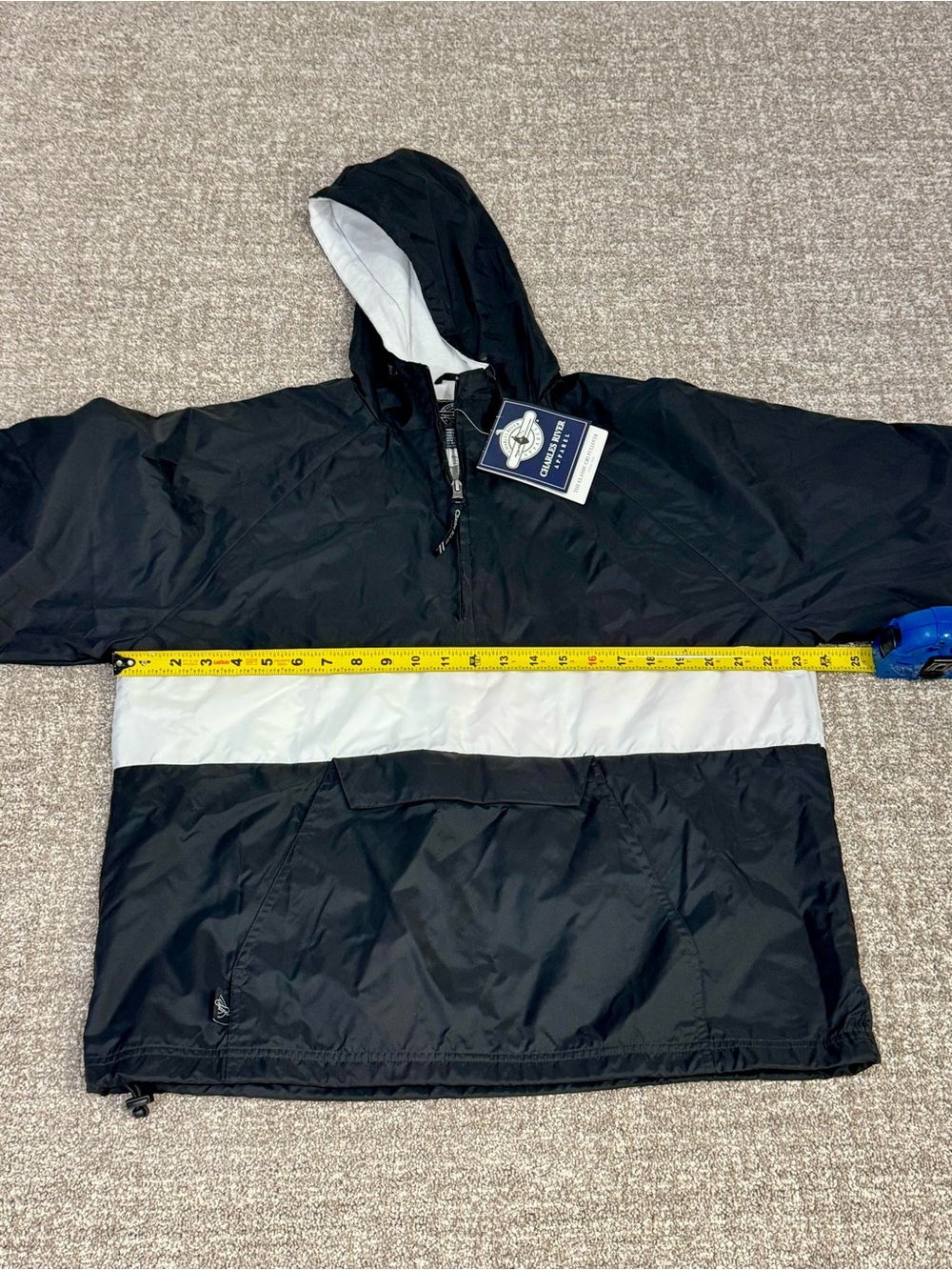 Charles River Apparel Black and White Jacket Pullover